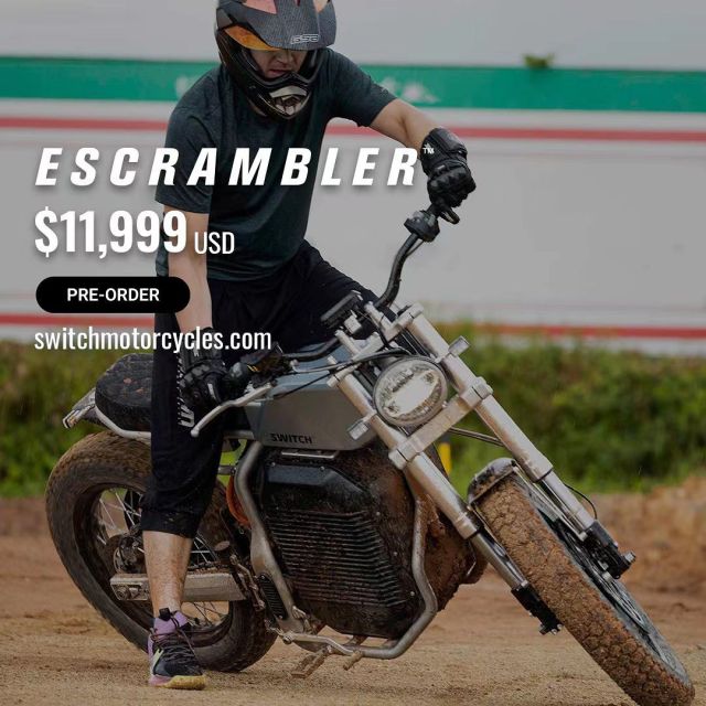 Switch eScrambler is available for pre-order! Very excited! switchmotorcycles.com